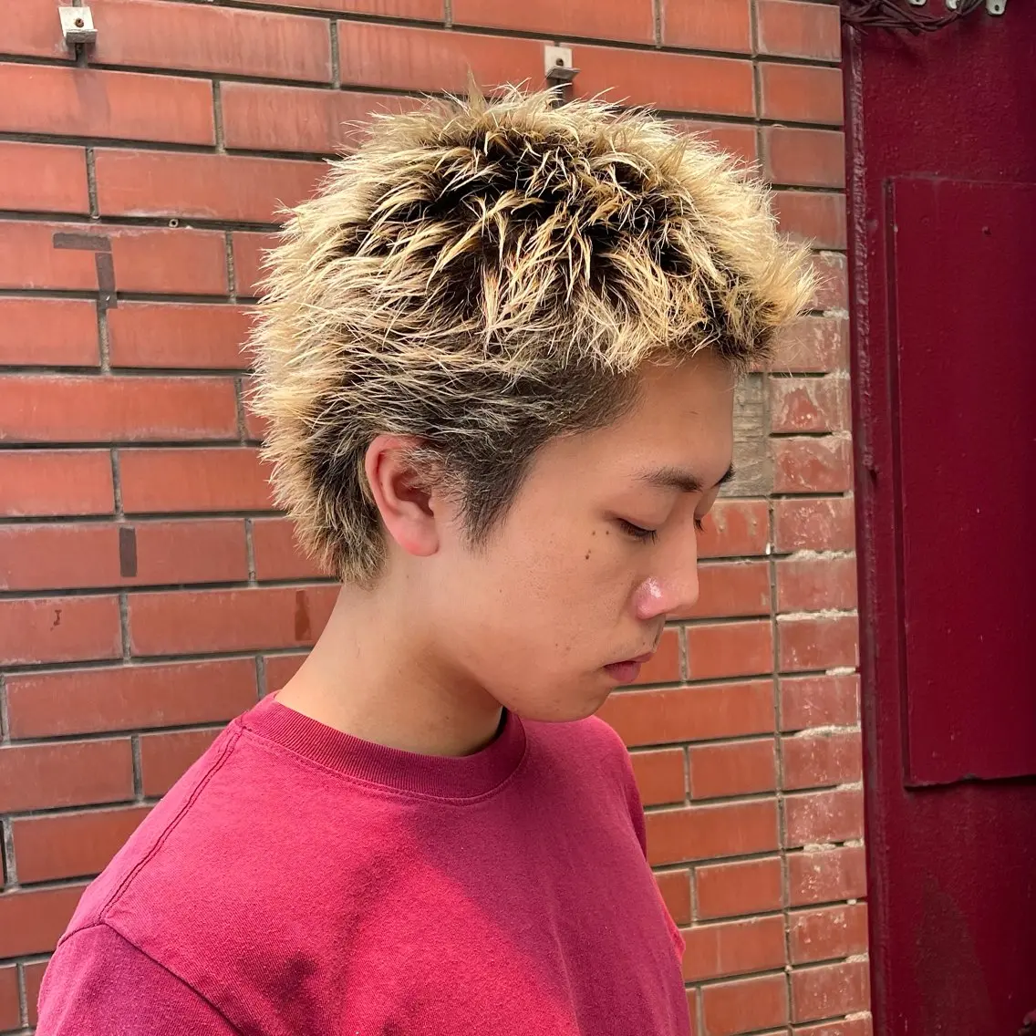 ショート メンズ メンズブリーチ カット 【柏メンズパーマ職人 】店長　KAZUMAのヘアスタイル