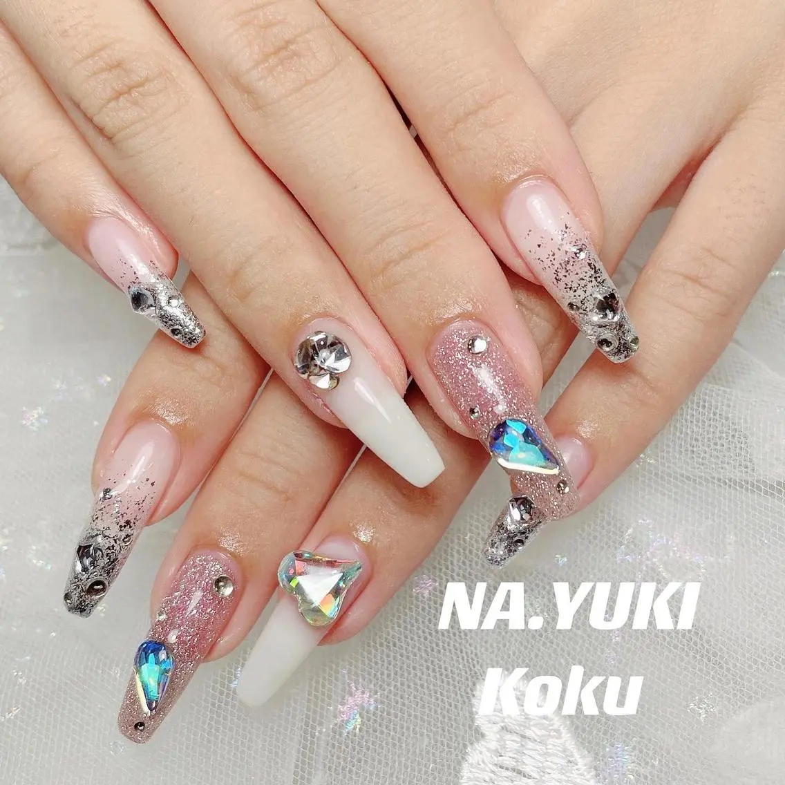 ネイル ハート ハンドネイル ハンドケア YUKI 💗 渋谷店のネイルデザイン