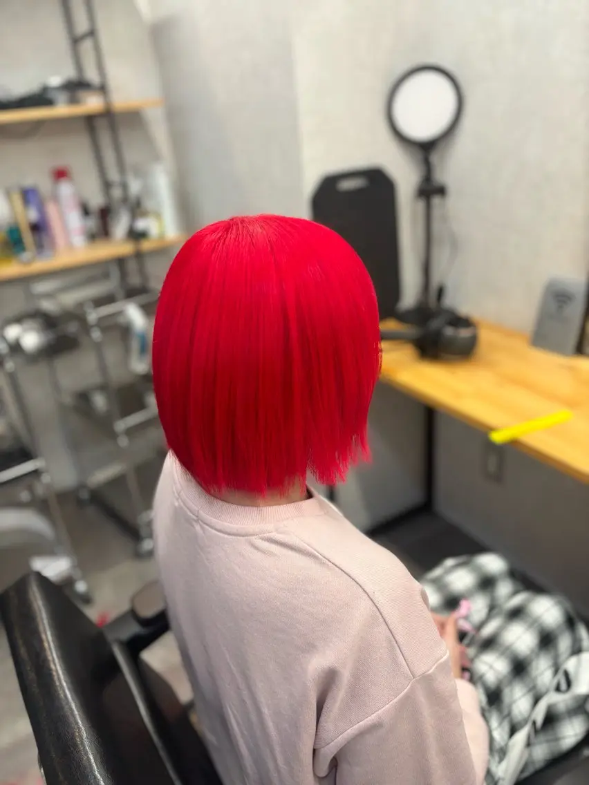 ミディアム ヘアカラー トリートメント エクステ/ハイトーン /ミサキのヘアスタイル