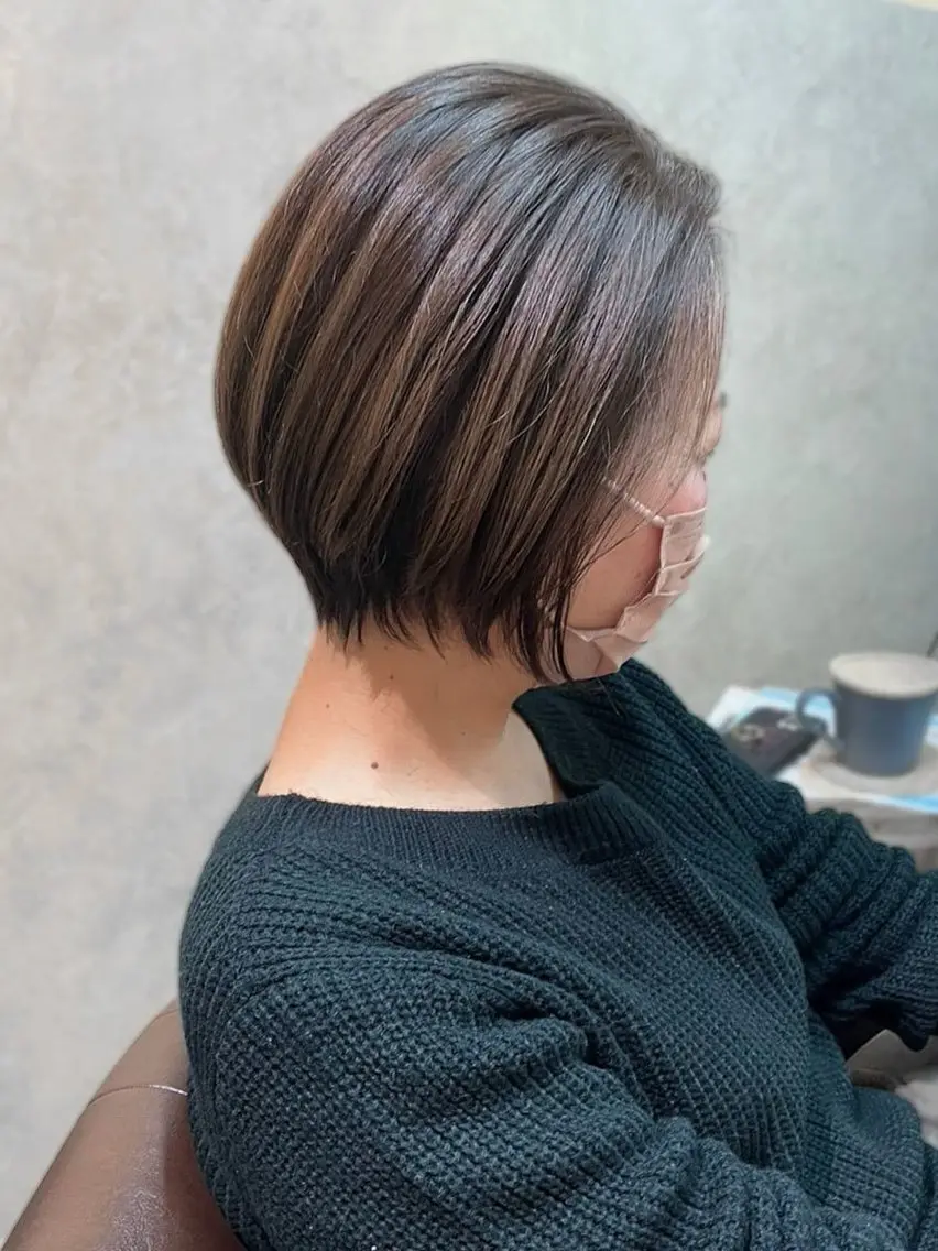 超低ダメージカラー+カット ¥11000の写真