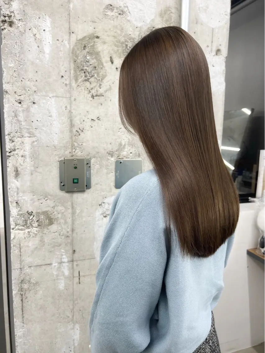 ロング ヘアカラー トリートメント newi天王寺 keita✨のヘアスタイル