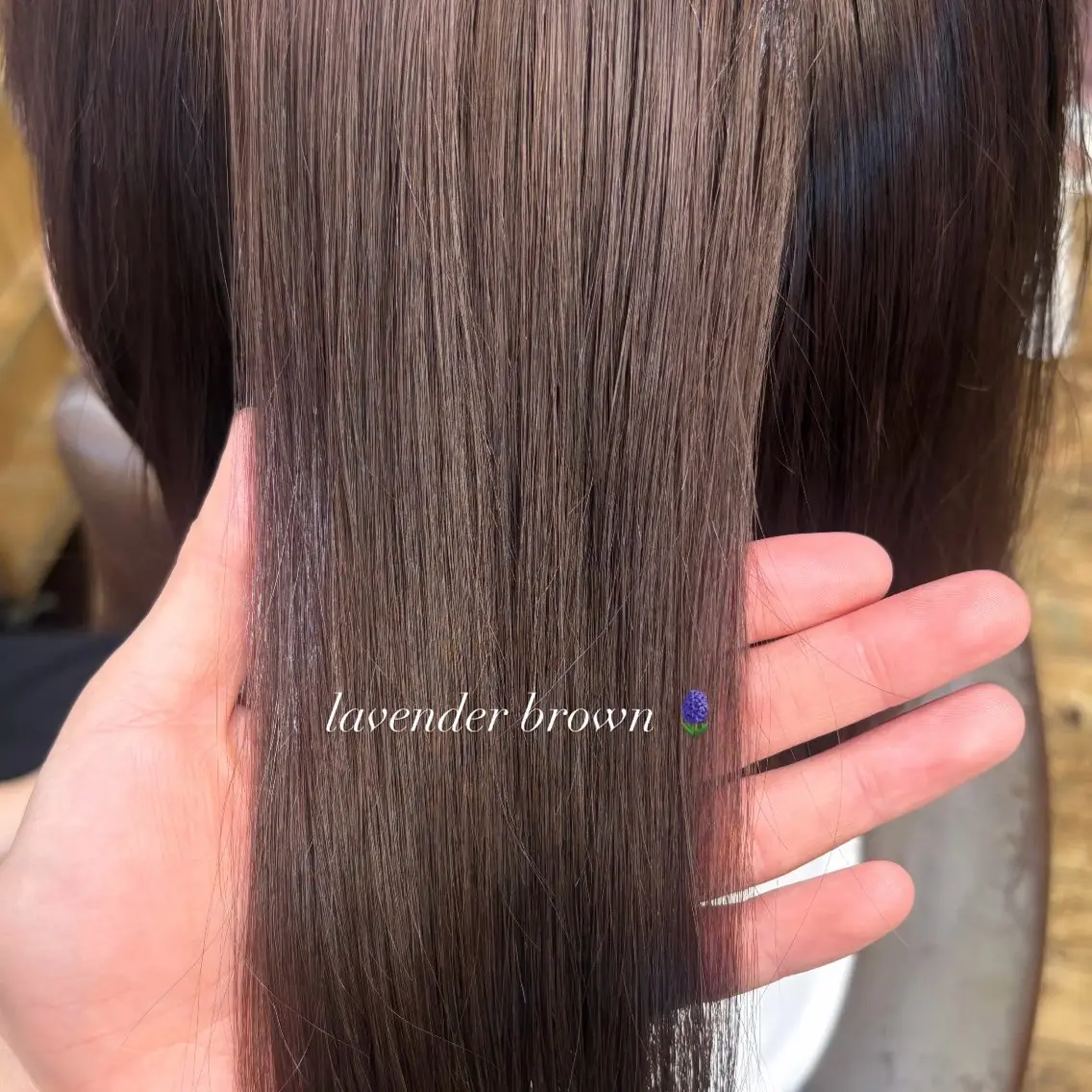 ミディアム カット ヘアカラー トリートメント 透けカラー.艶髪. 梅田♡midoのヘアスタイル