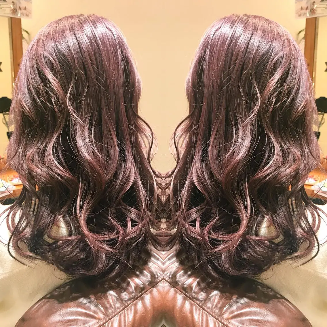 ロング カラー ヘアアレンジ シールエクステ⭐️ オオミタクヤのヘアスタイル