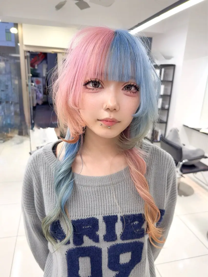 ロング カラー ヘアカラー トリートメント 🍀お悩み改善憧れの 美髪 小林風雅のヘアスタイル
