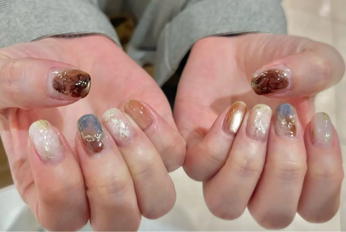 ネイル ニュアンスネイル Riry.S°＊ knailのネイルデザイン