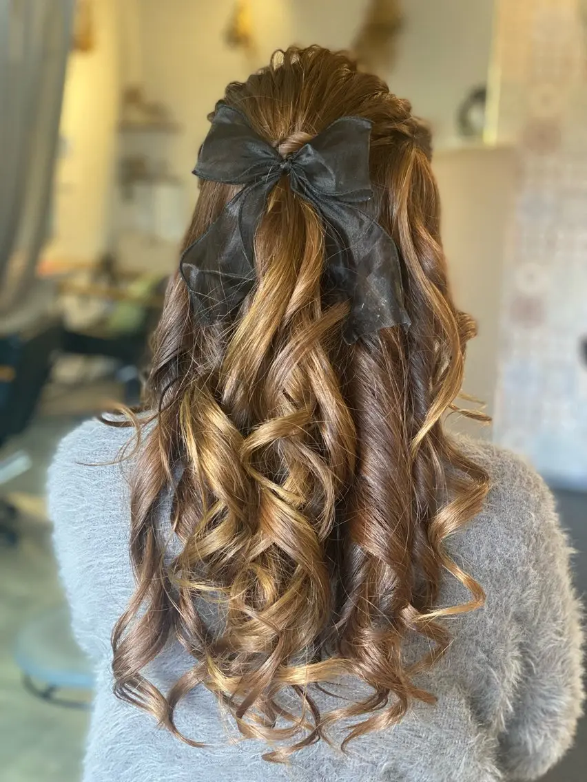 ロング ヘアアレンジ ヘアセット maya マヤのヘアスタイル