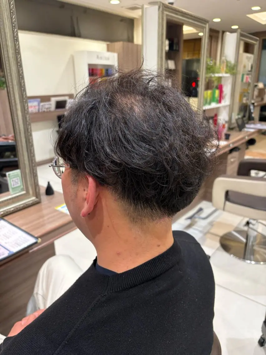ショート メンズ メンズパーマ 当日予約可能✨ モデル募集中/金井祥のヘアスタイル