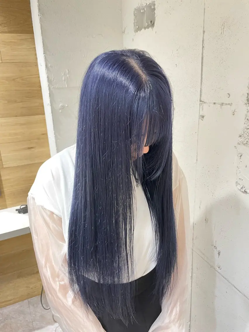 ロング ヘアカラー トリートメント EIGHT サイショ ミズキのヘアスタイル