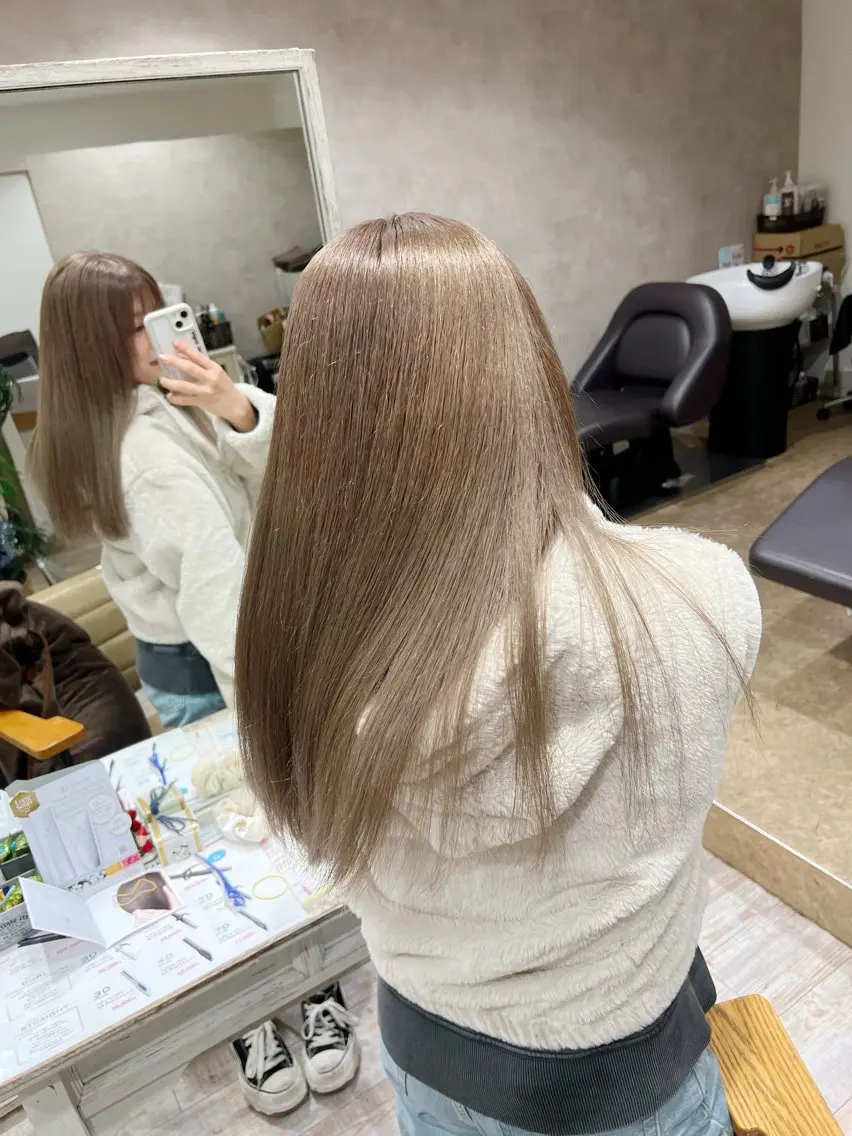 ロング カラー Love&Hair Breit/下川のヘアスタイル