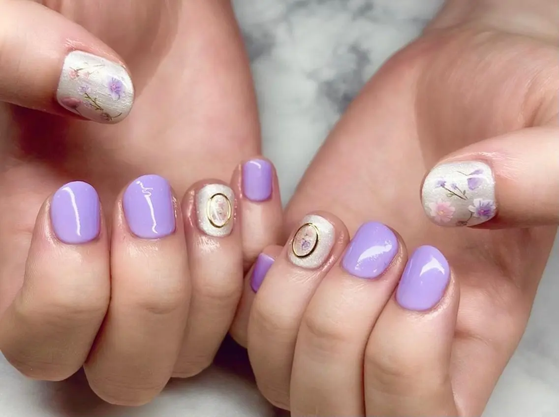 ネイル ジェルネイル パラジェル パステルネイル 夏ネイル ハンドネイル Nail&eye Belire 新宿のネイルデザイン