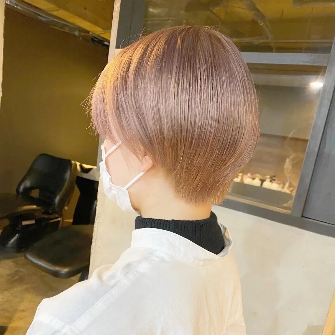 ショート ヘアカラー yoriダブルカラー 代表すがわらのヘアスタイル