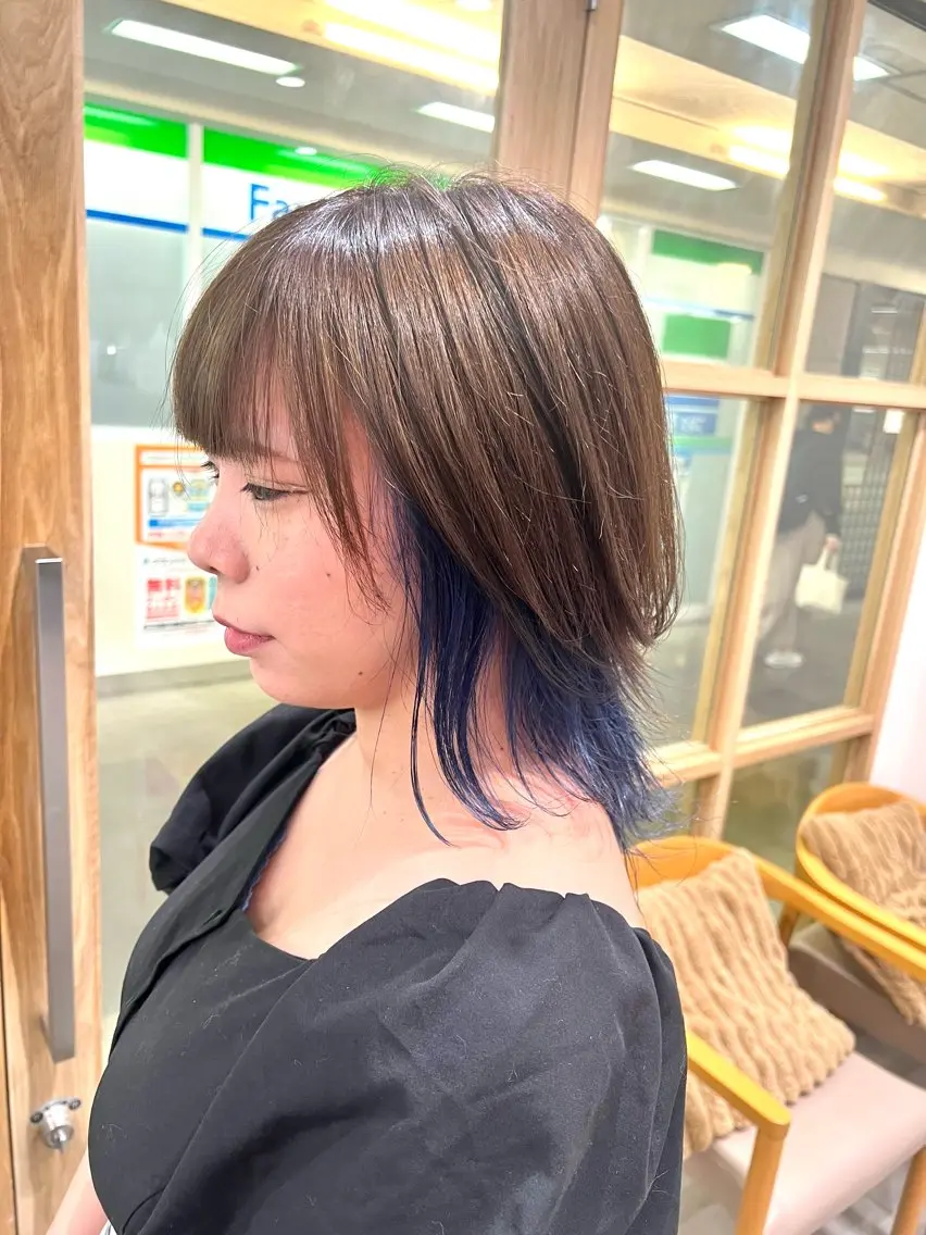 ショート ヘアカラー 松平 拓巳のヘアスタイル