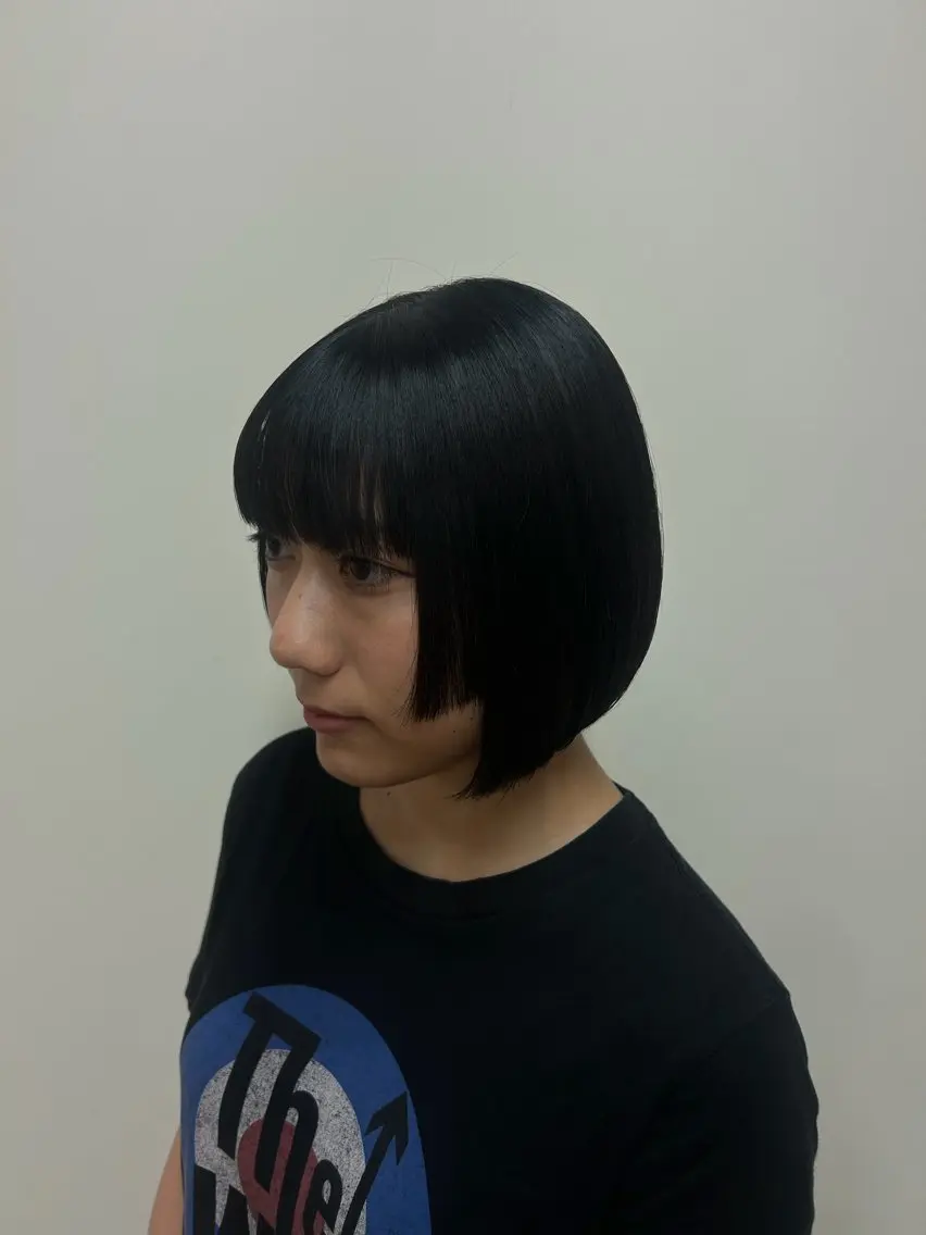 ショート 田中まなか 🫧カラーモデルのヘアスタイル