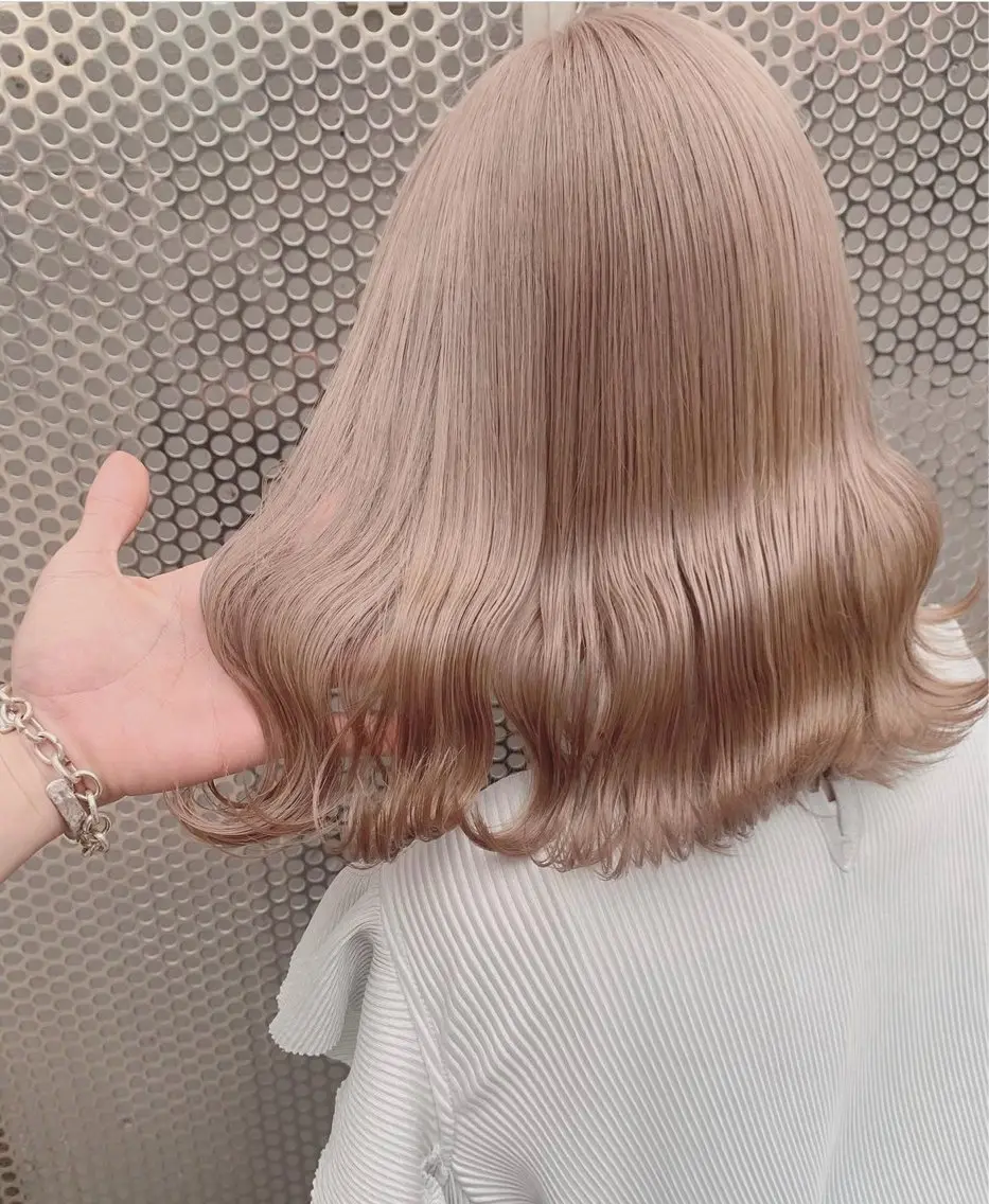 ミディアム カラー カットモデル様無料 💎saaya💎のヘアスタイル