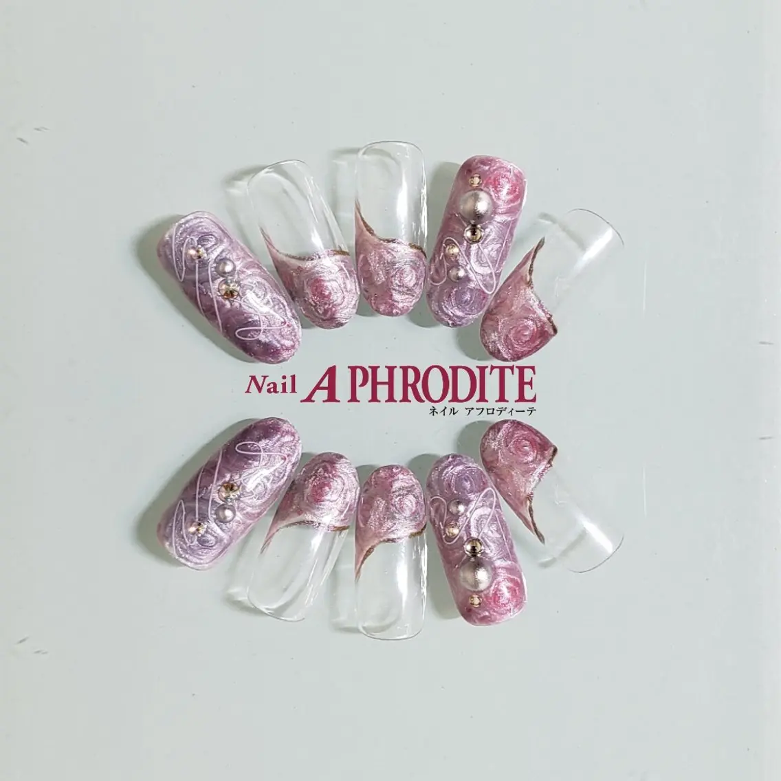 ネイル ジェルネイル ニュアンスネイル スカルプネイル ソフトジェル ネイルチップ ハンドネイル Nail Aphroditeのネイルデザイン