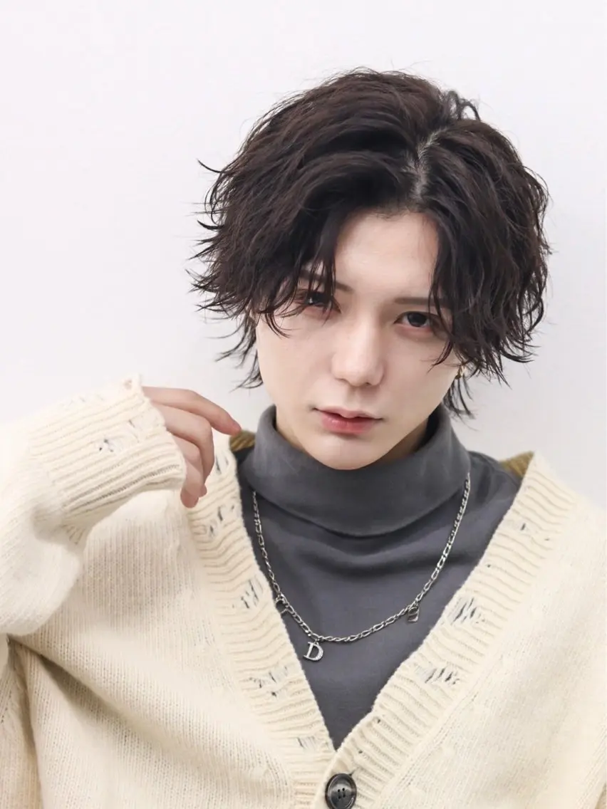 ミディアム カラー パーマ ヘアアレンジ メンズ 似合わせカット メンズ特化❤️‍🔥 RIKU❤️‍🔥のヘアスタイル