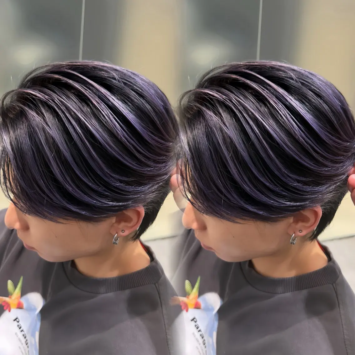 カラー メンズ メンズバレイヤージュ バレイヤージュ シルバー カット ヘアカラー 🔥メンズヘア🔥 かいきのヘアスタイル