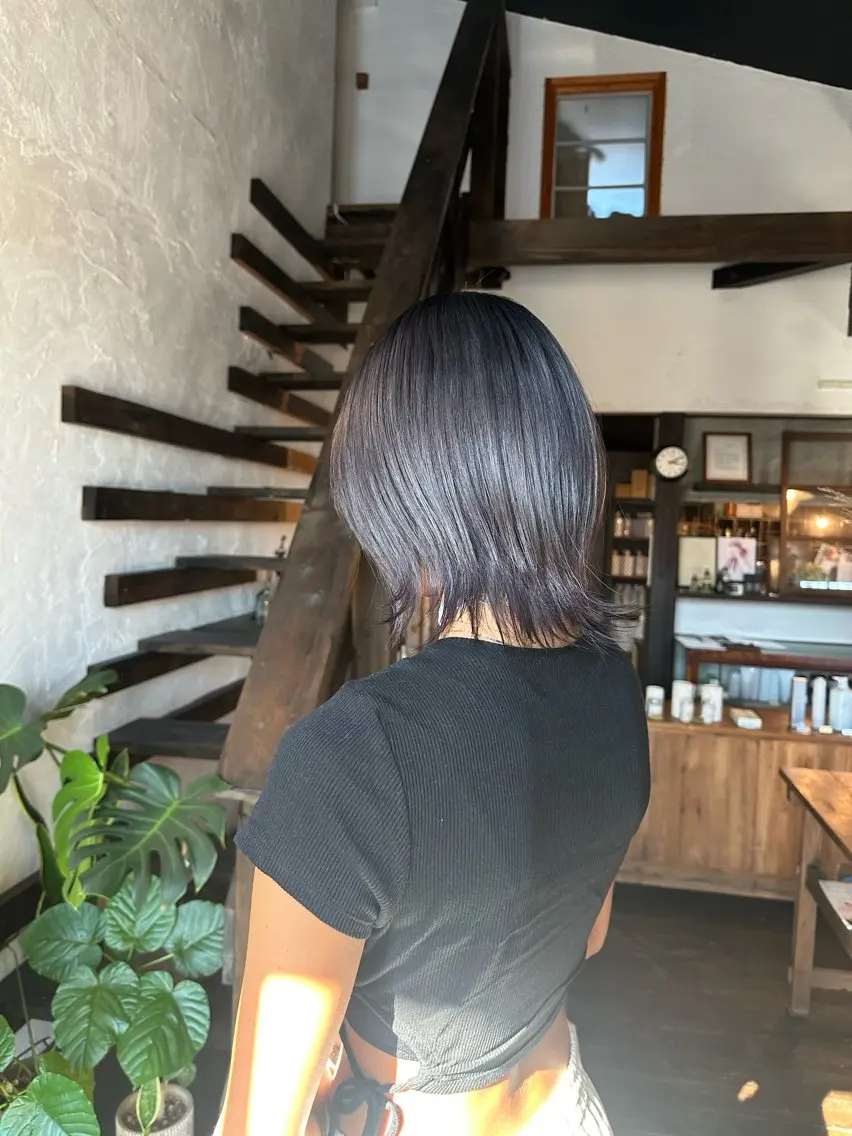 ショート カラー パープルカラー シルバー 🦖ノザワ リンカ🦖のヘアスタイル