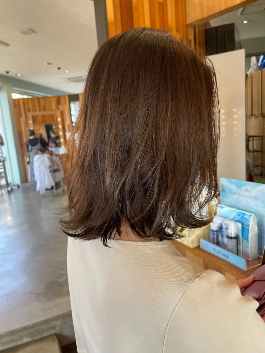 ミディアム パーマ むらまつ えりこのヘアスタイル