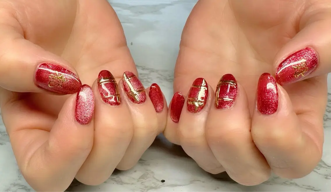 ネイル アートネイル マグネットネイル ミラーネイル ワンカラーネイル 冬ネイル Mai’s nailのネイルデザイン