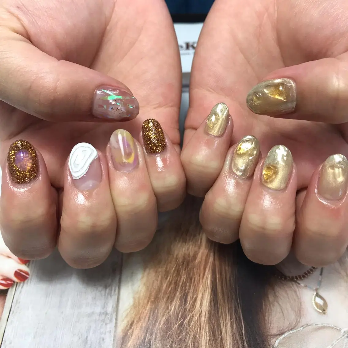 ネイル ハンドネイル nail salon Neigeのネイルデザイン