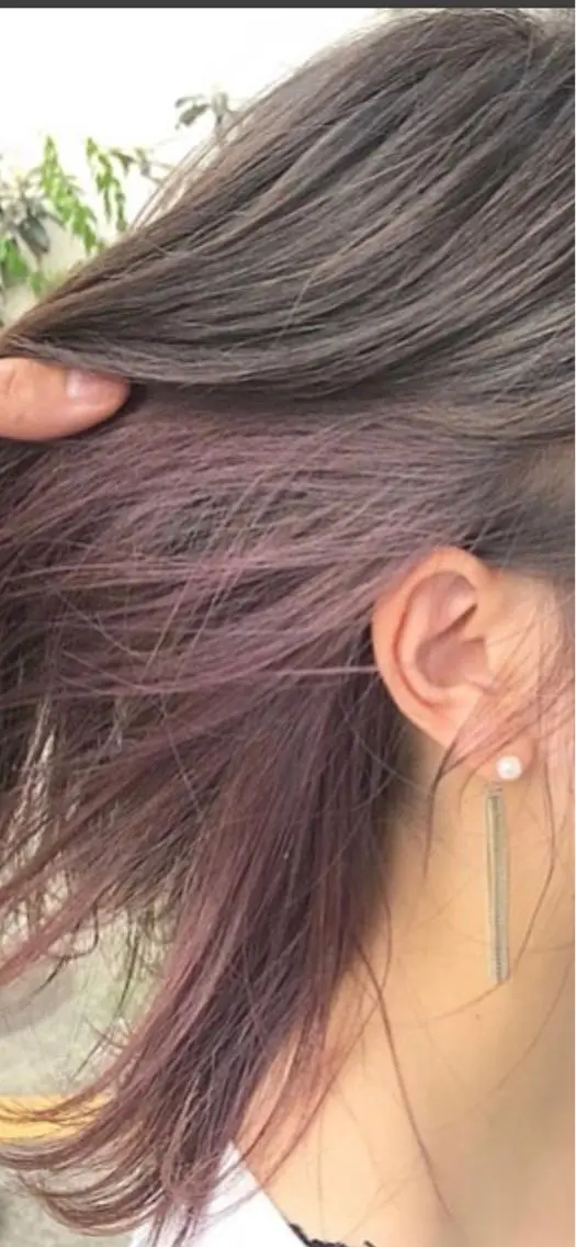🌈イヤリングカラーorインナーカラー🌈+⭐️全体込み⭐️の写真