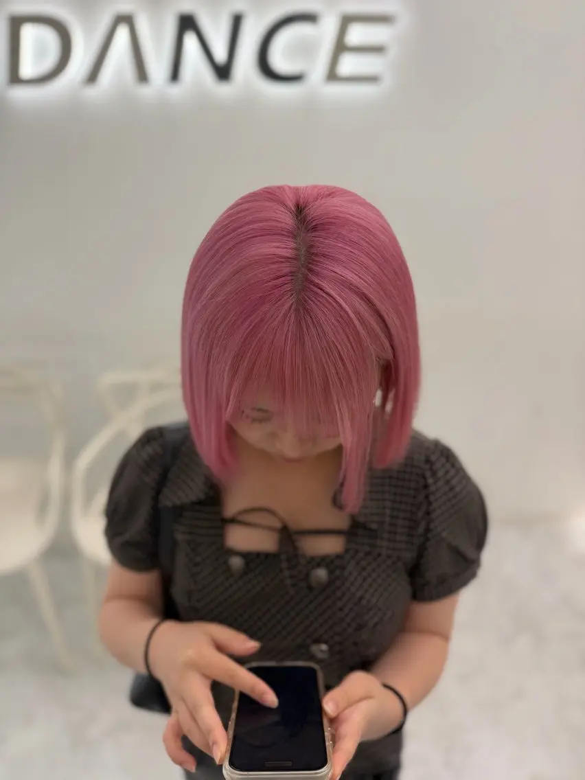 ショート カラー ヘアアレンジ ヘアカラー トリートメント ヘアセット 透明感カラー🎀艶髪 Anju/渋谷🎀のヘアスタイル