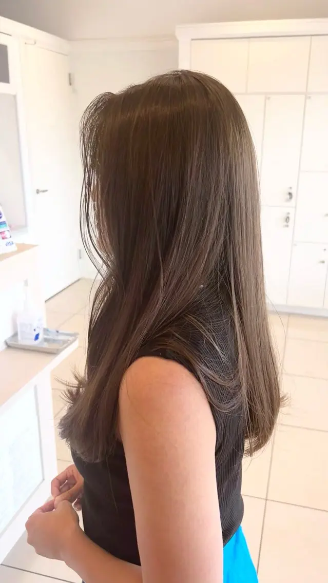 ロング カラー カット ヘアカラー トリートメント 金子 直樹のヘアスタイル