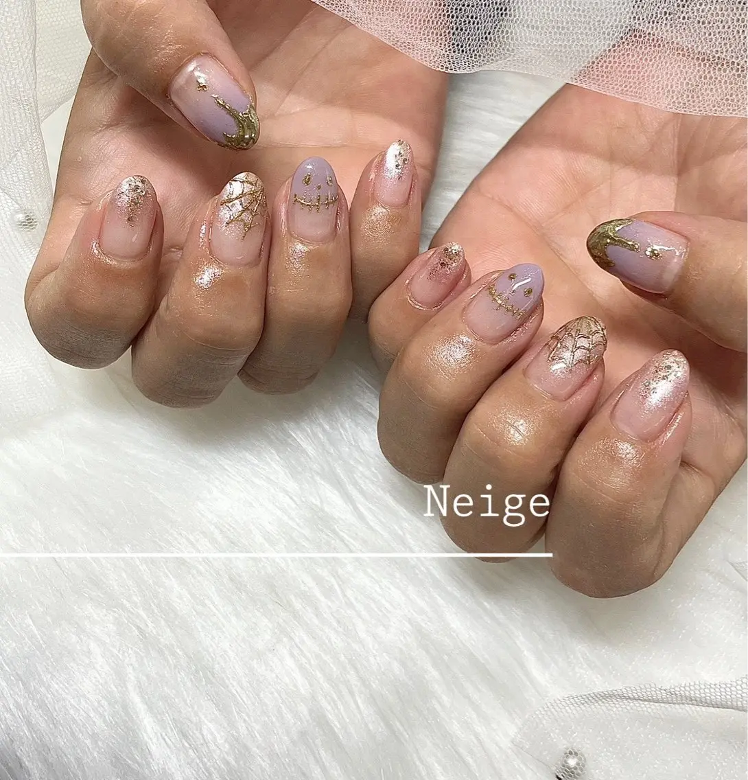 ネイル ハロウィン ハンドネイル Neige‪𓂃ai ＊梅津 / 松尾のネイルデザイン