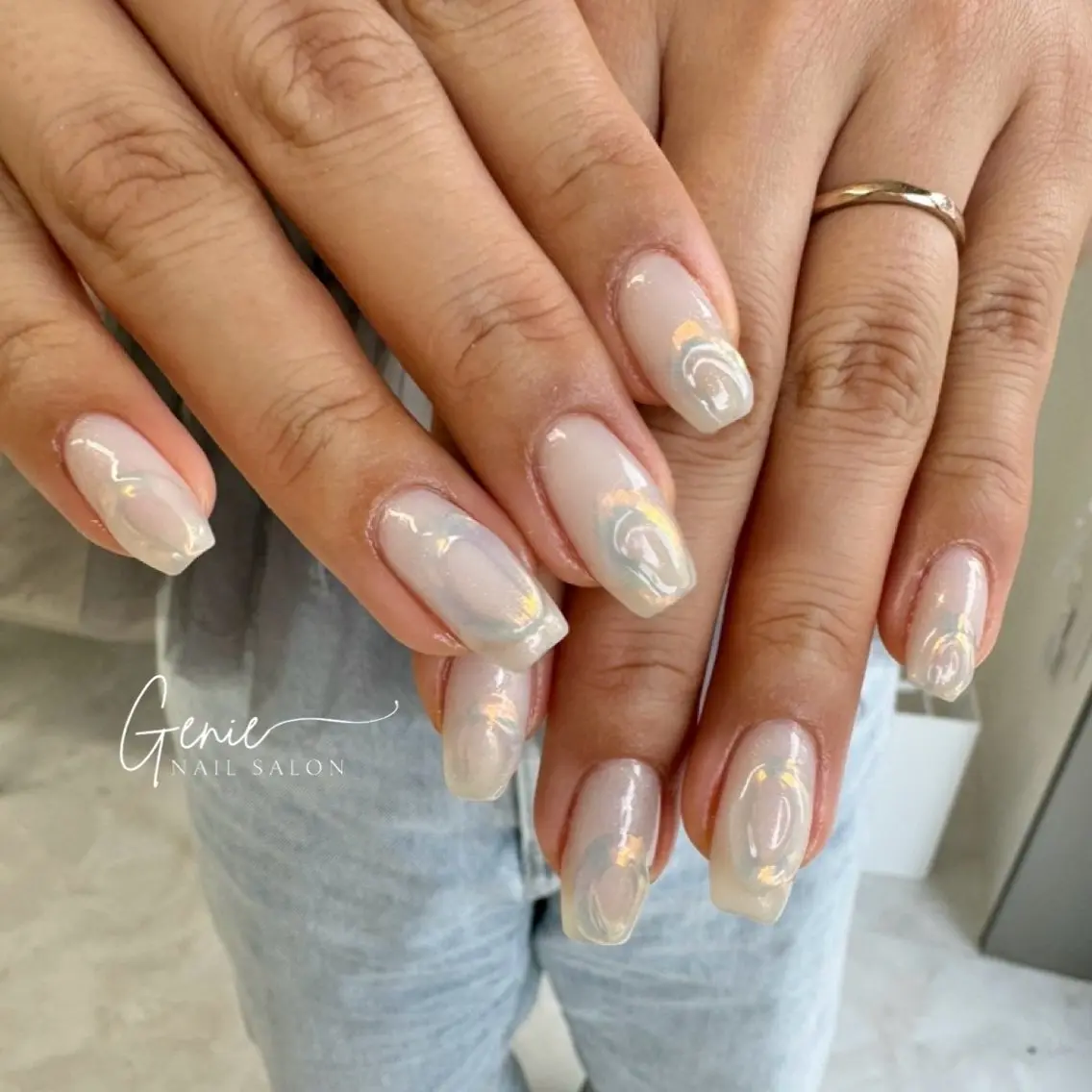 ネイル ニュアンスネイル Nail salon Genieのネイルデザイン