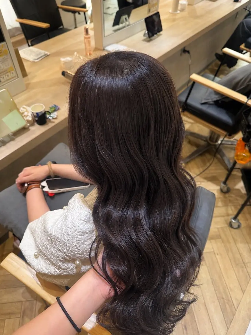 ロング カット ヘアカラー トリートメント Zina天神🌻 Honokaのヘアスタイル