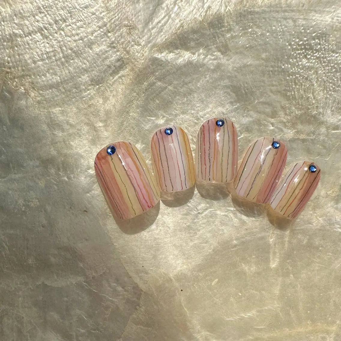 ネイル アートネイル 氷ネイル・うるうるネイル 韓国ネイル ニュアンスネイル 春ネイル 🪞KAPE NAIL 🪞のネイルデザイン