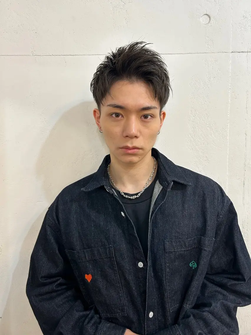 メンズ アップバング カット メンズ特化美容師 水野友貴のヘアスタイル