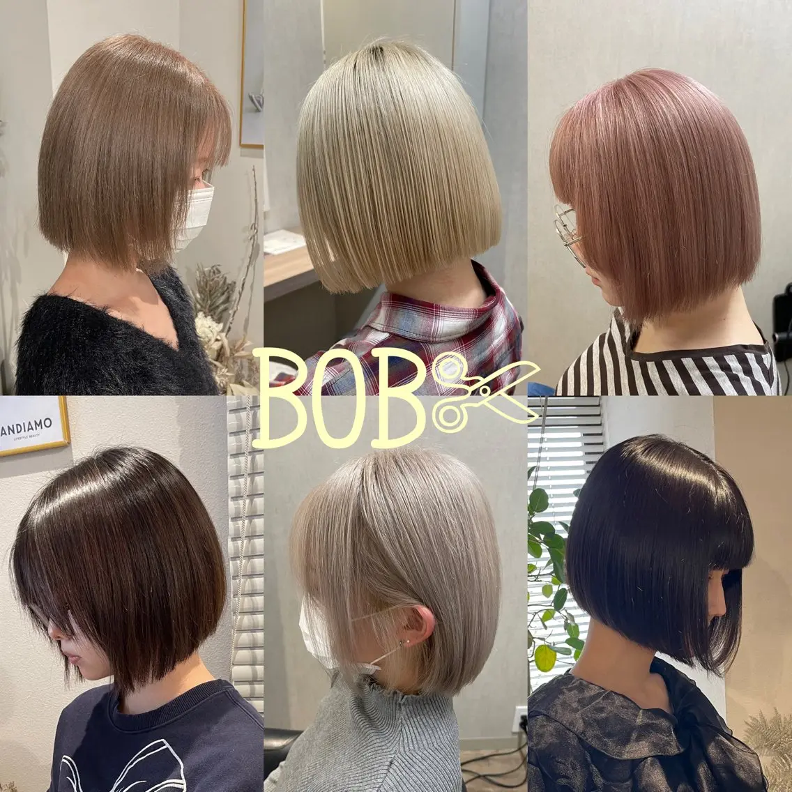 ショート カット ANDIAMO SAKAE🍁楓のヘアスタイル