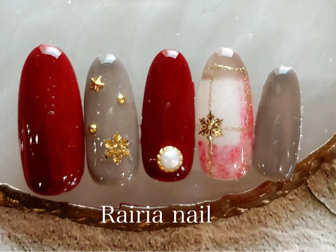 ネイル アートネイル カジュアル フットネイル ジェルネイル キラキラネイル Rairia nail本八幡店のネイルデザイン