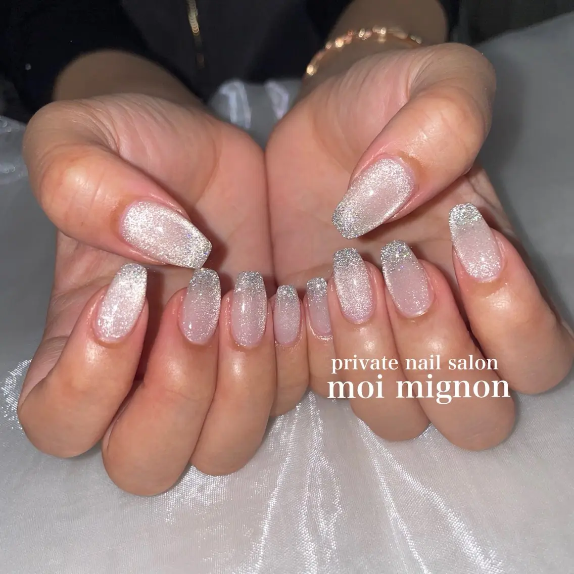 ネイル フラッシュネイル ラメ(グリッター) ハンドネイル nailist Aki♡のネイルデザイン