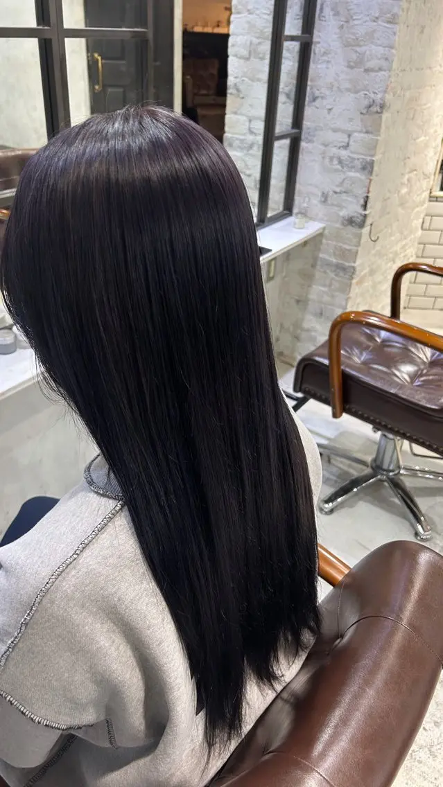 ロング ヘアカラー トリートメント 鈴木 和佳のヘアスタイル