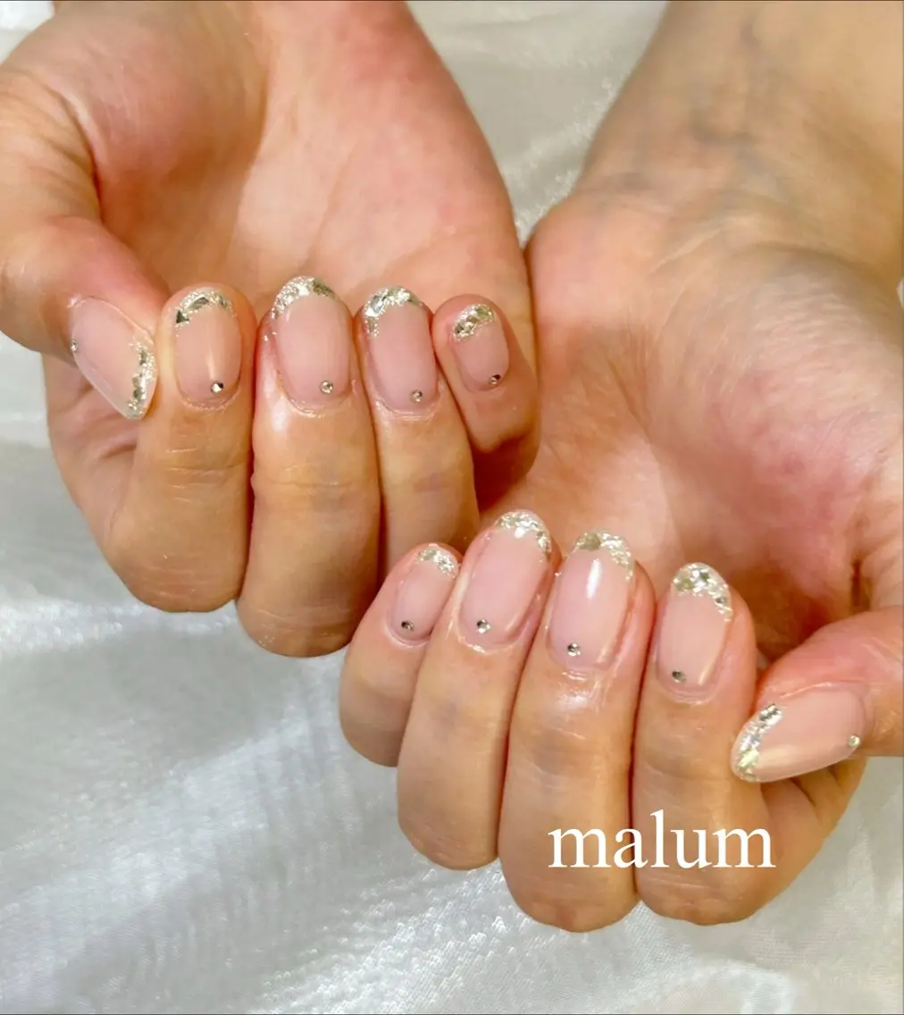 ネイル ブライダルネイル ハンドネイル malum nailのネイルデザイン