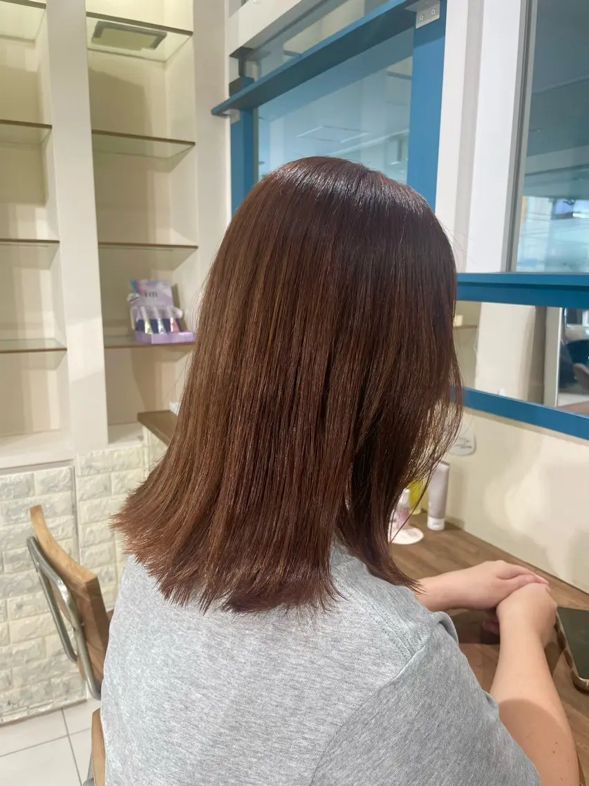 カラー カット ヘアカラー luck みうのヘアスタイル
