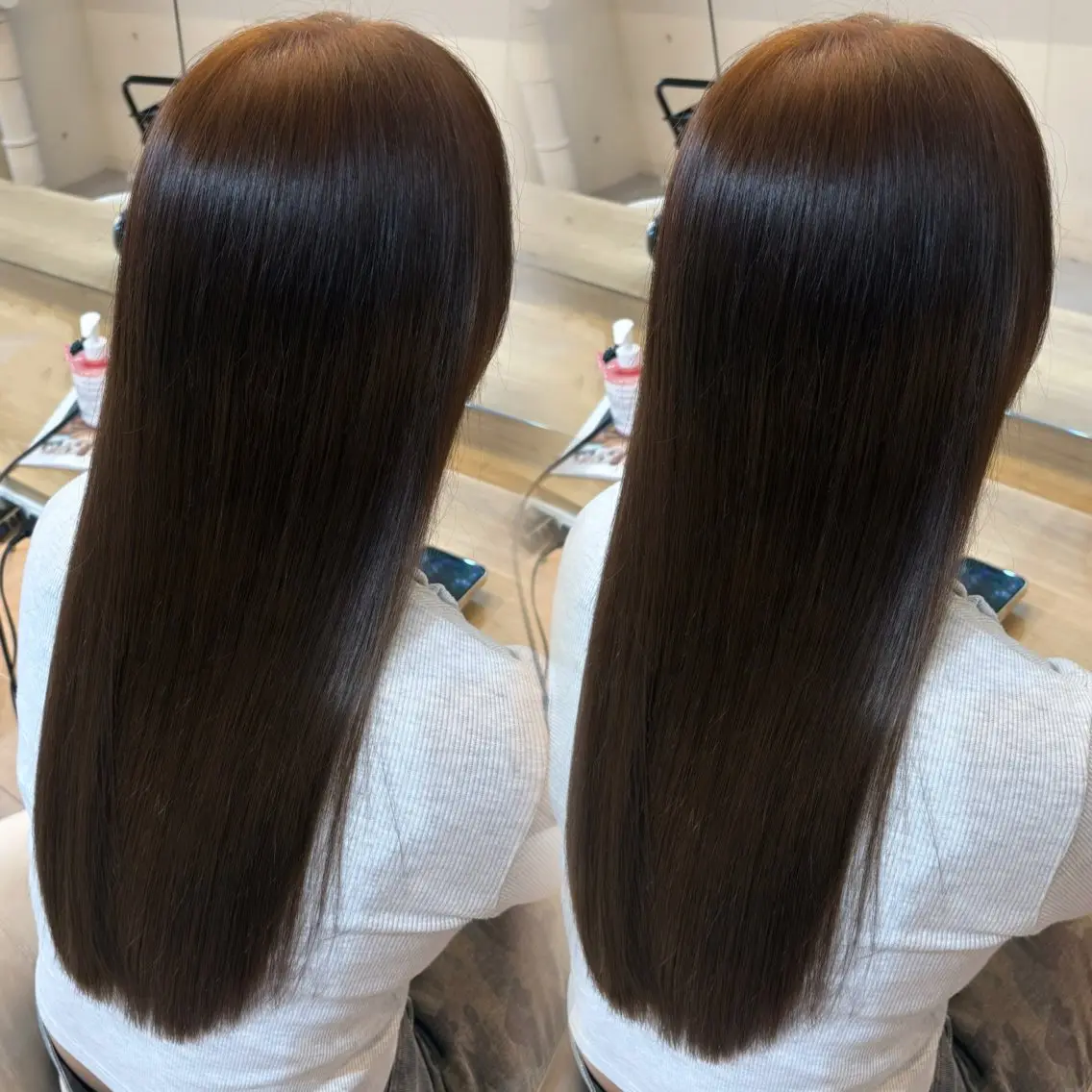 ロング カラー カット ヘアカラー トリートメント モデル様募集中 👶🏻‎🤍しののヘアスタイル