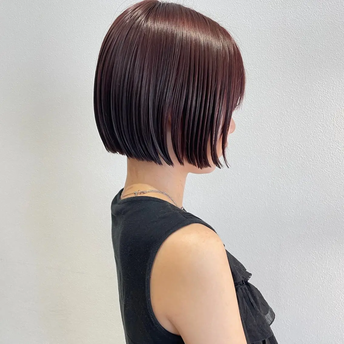 ミディアム カラー ボブ カット ヘアカラー トリートメント 北九州美容室 🕊️わかな✂︎のヘアスタイル