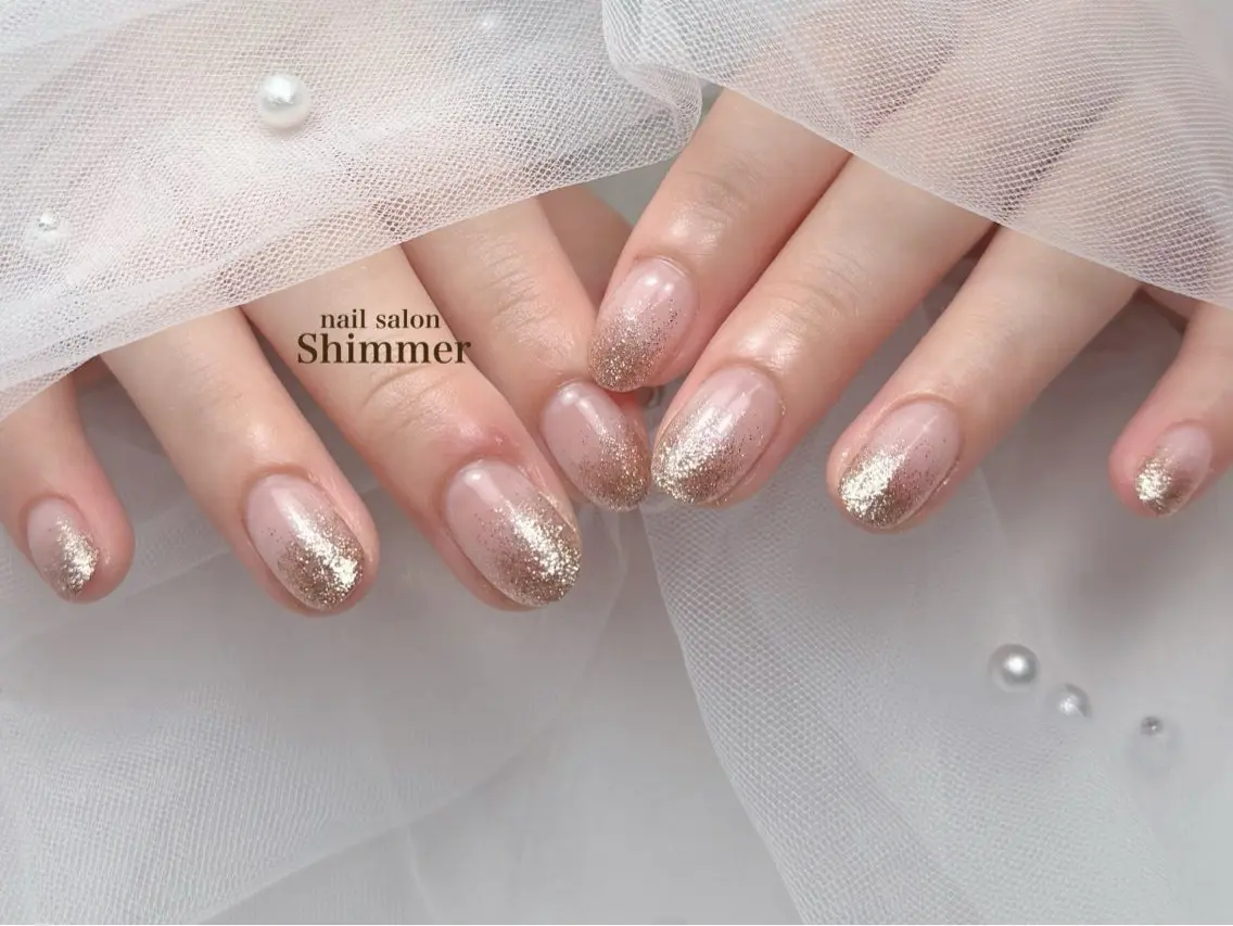 ネイル ハンドネイル Shimmer Risaのネイルデザイン