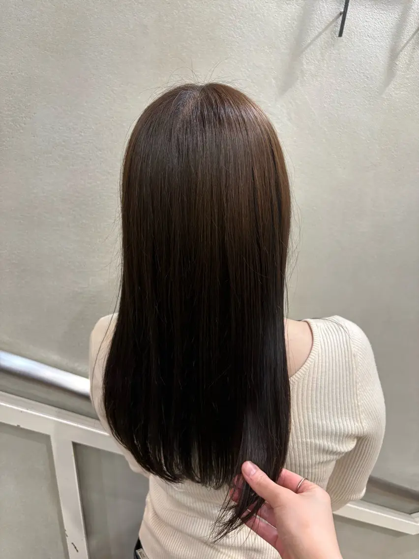 カラー ベージュカラー オリーブベージュ カット ヘアカラー トリートメント Keina/レイヤー /髪質改善🍀のヘアスタイル