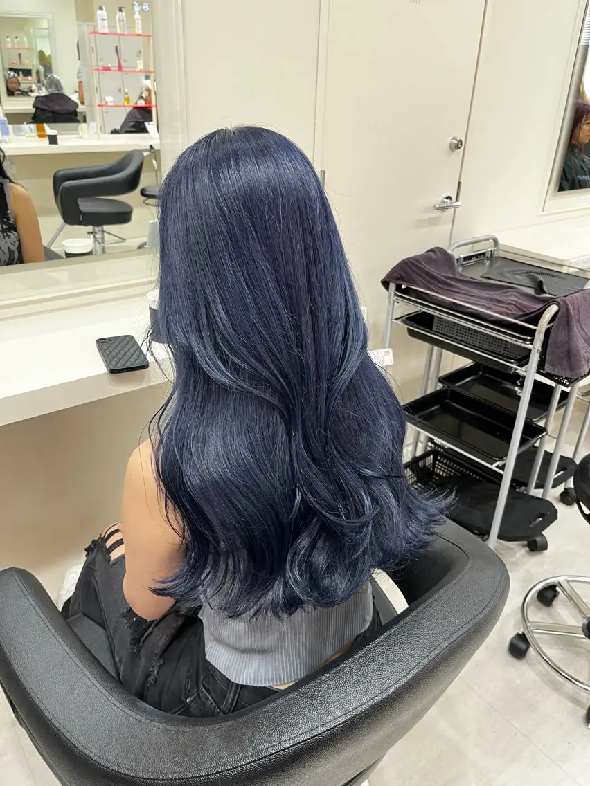 セミロング カラー ヘアカラー 💟RINNA 艶カラー💟のヘアスタイル