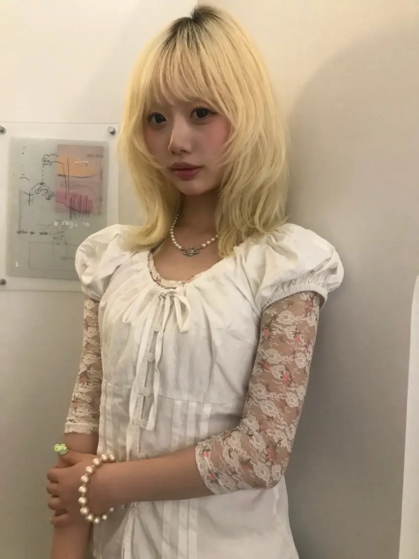 mediumhair styling model 🍓.゚・*.の写真