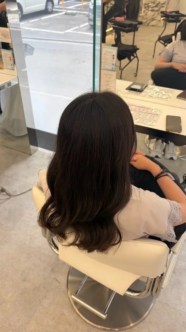 ミディアム カラー ヘアカラー トリートメント 💗透明感カラー🫧 Ruka🎀のヘアスタイル