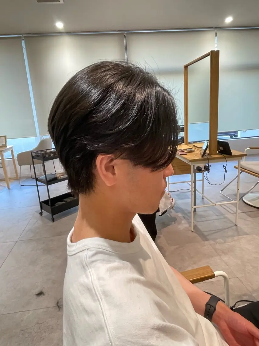 ミディアム カット 縮毛矯正 樋口 令惟のヘアスタイル