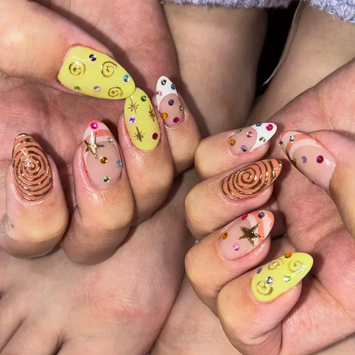 ネイル ハンドネイル Nail ヌシん家 AKANEのネイルデザイン