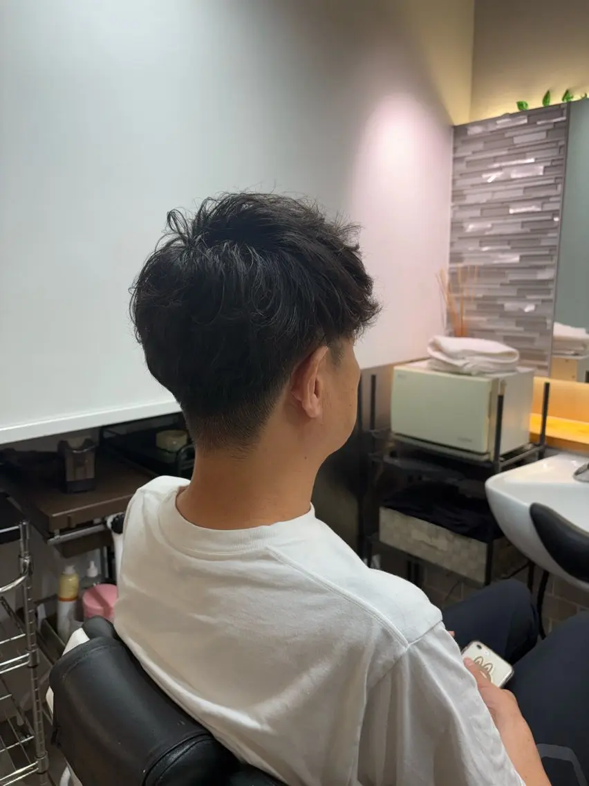 ミディアム パーマ メンズ FRISEUR/高瀬 晴乃祐のヘアスタイル