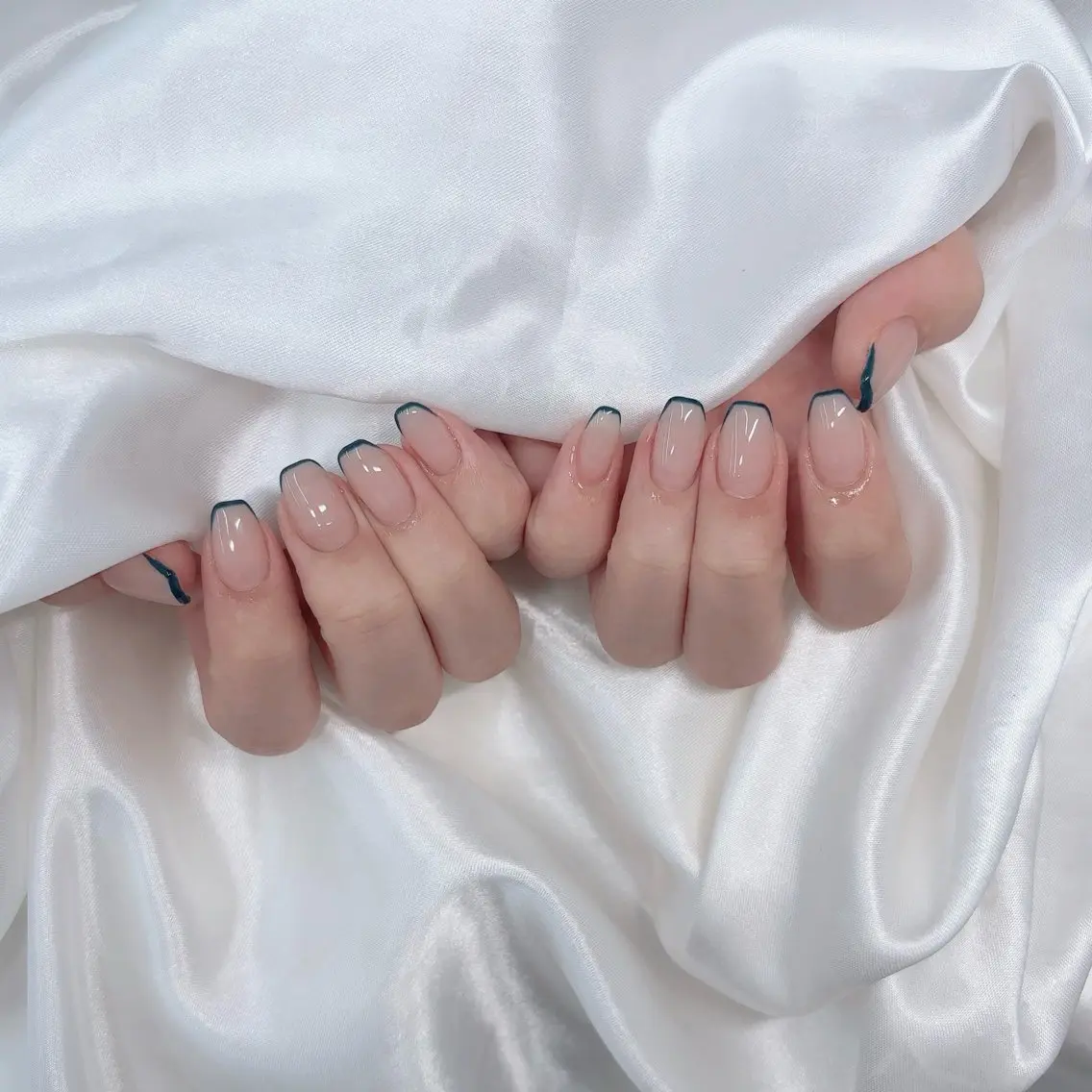 ネイル フレンチネイル ハンドネイル 京橋/ Lance nail Minaのネイルデザイン